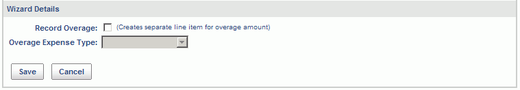Setup Expense Types